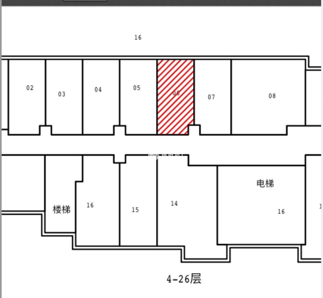 鲁迅公园嘉和国际大厦35平米写字楼出租