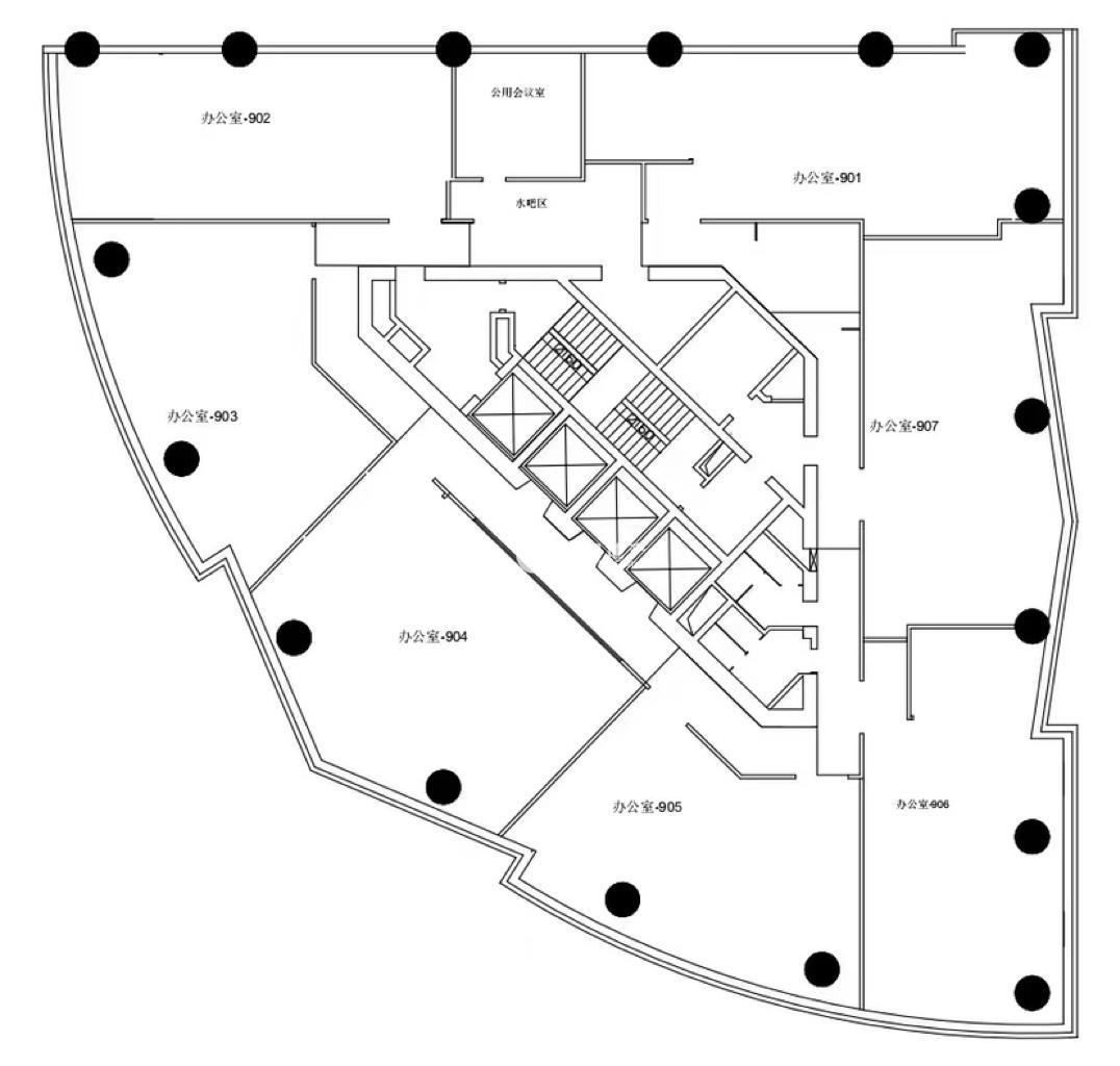 静安寺环球世界大厦117平米写字楼出租