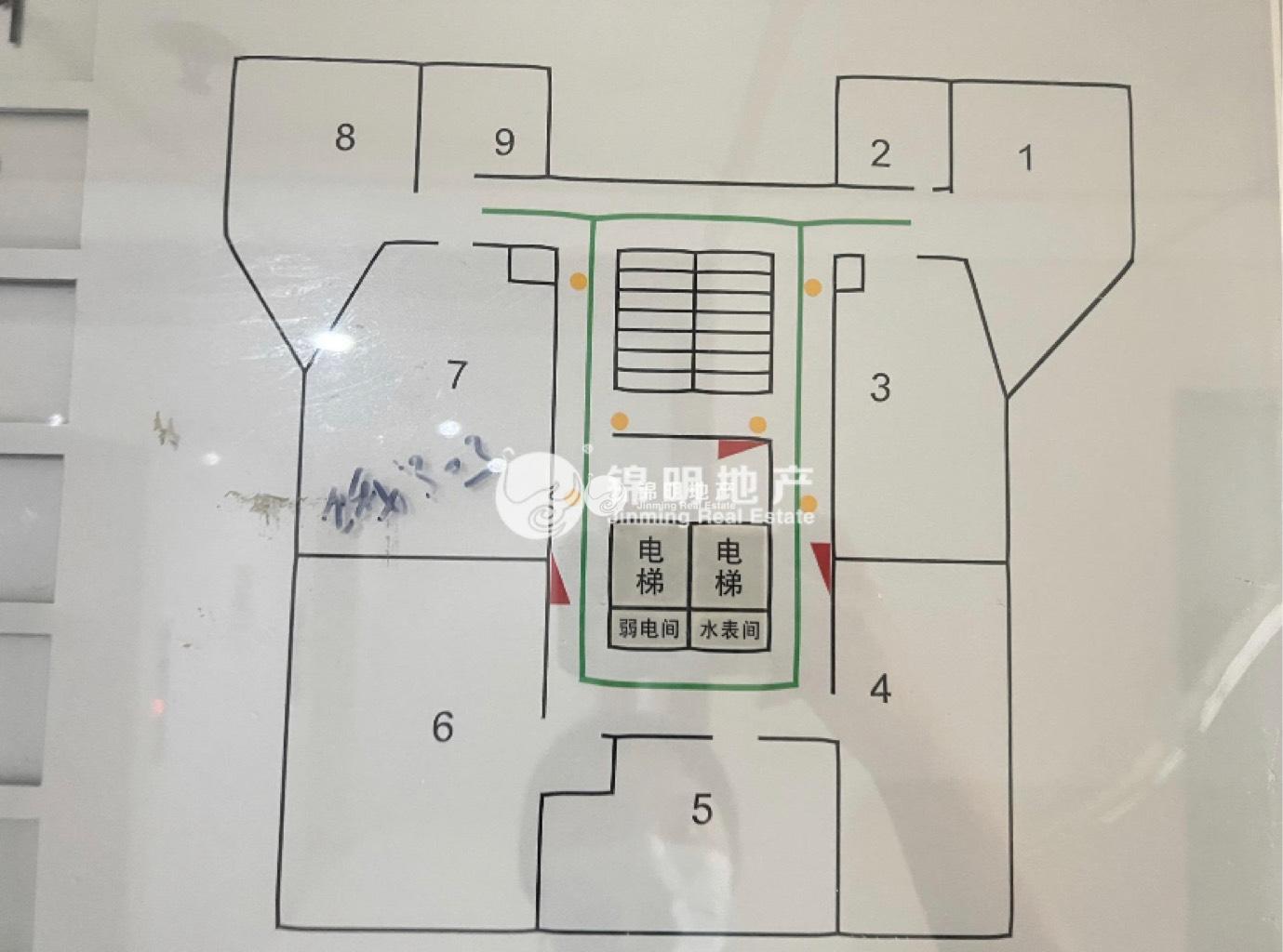 老西门万事利大厦101平米写字楼出租