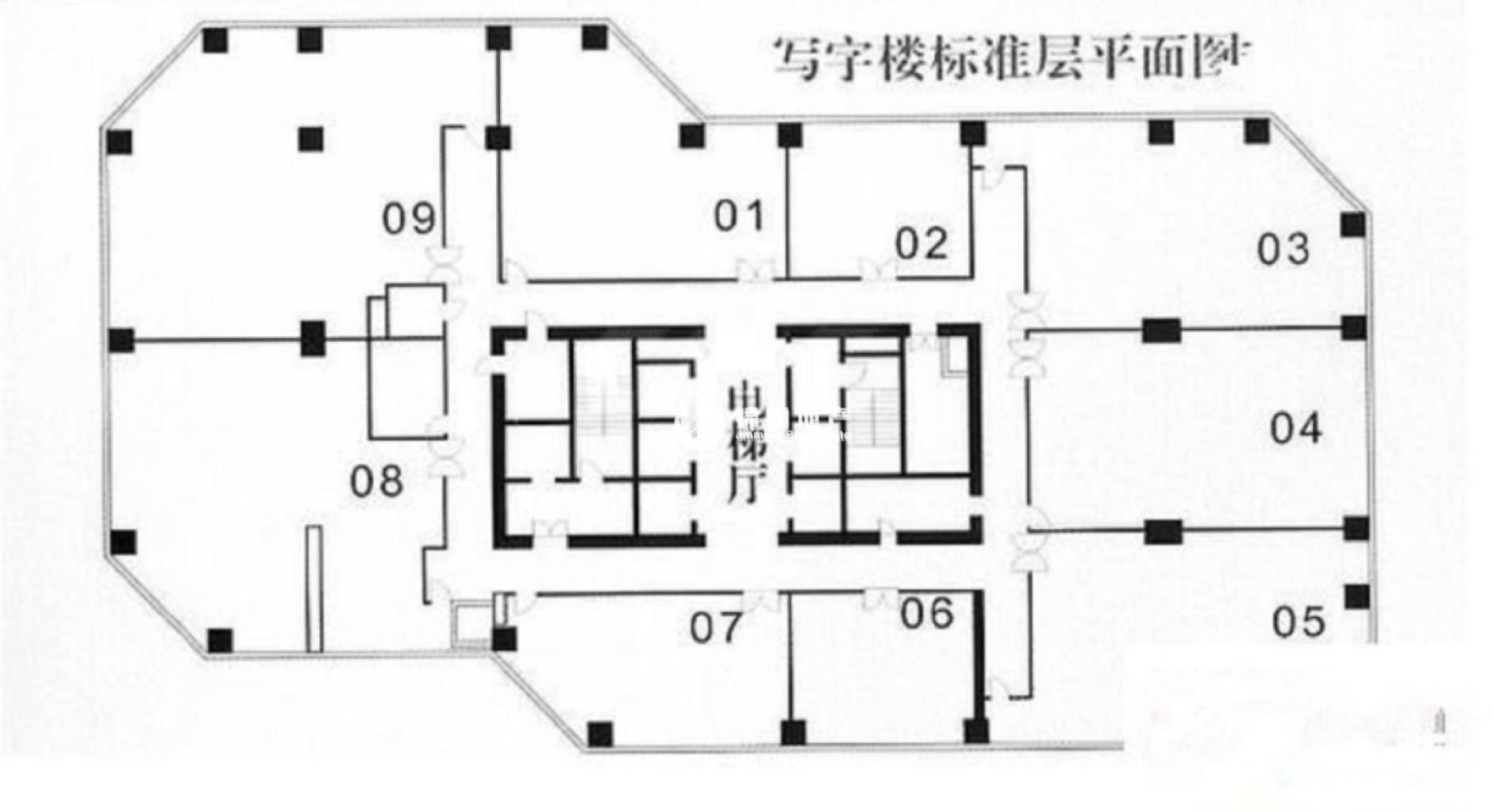 徐家汇飞雕国际大厦76平米写字楼出租