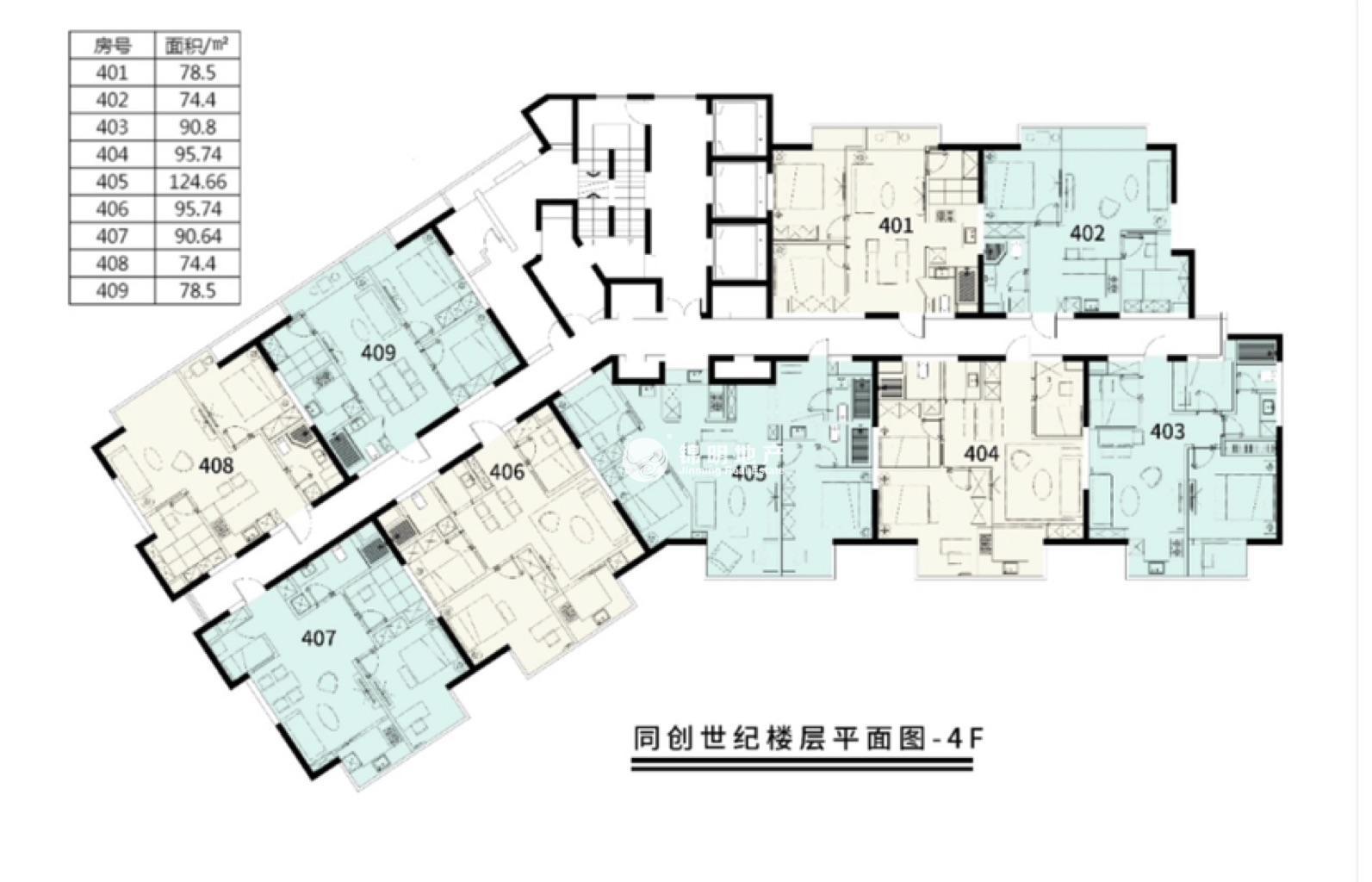曹杨绿地同创大厦91平米写字楼出租