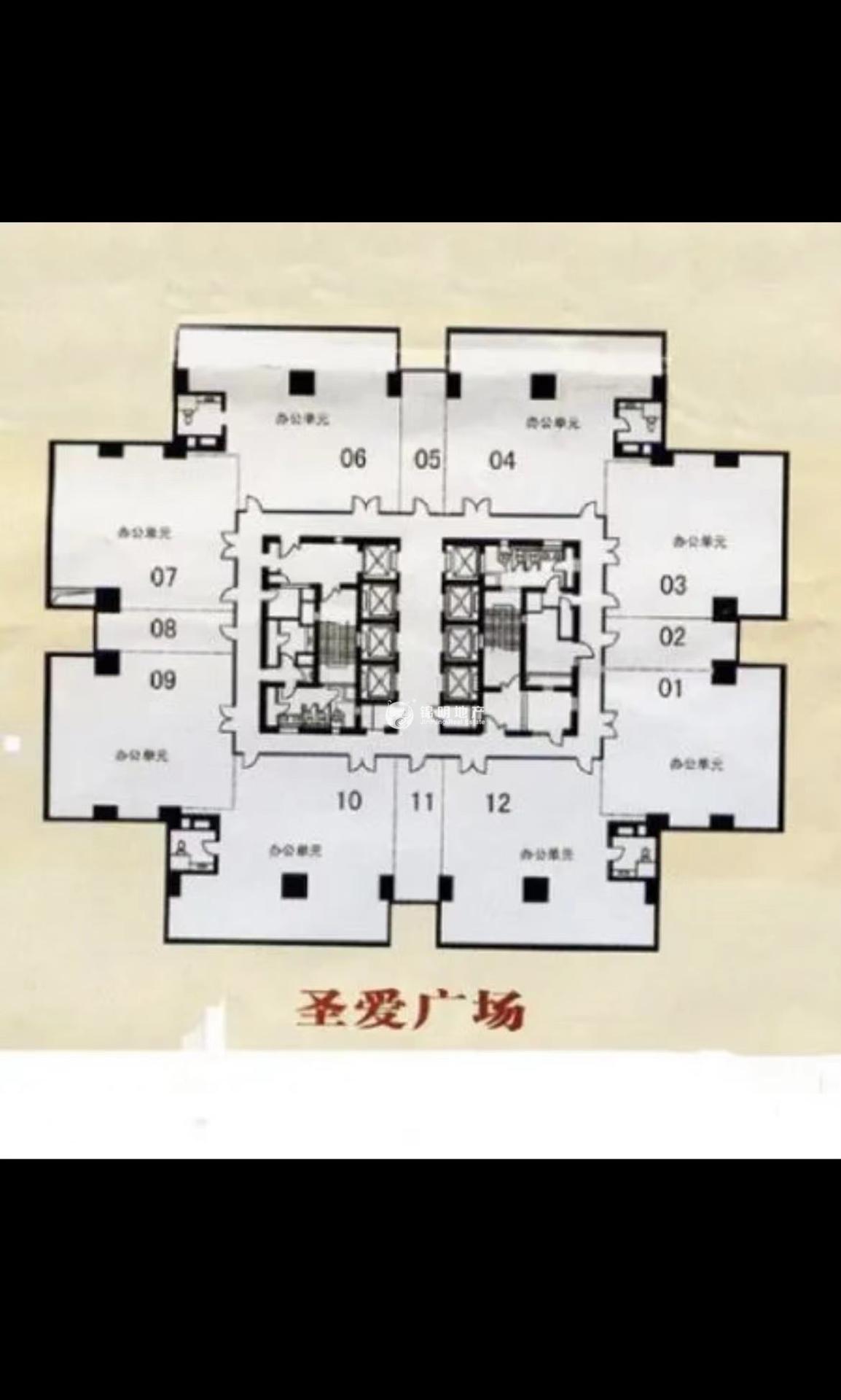 徐家汇圣爱大厦178平米写字楼出租
