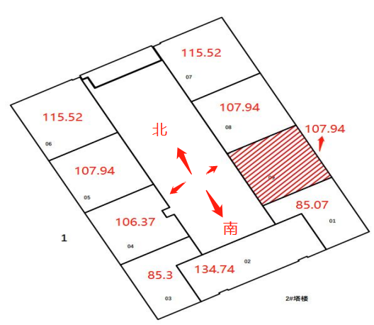 古美莲花国际广场89平米写字楼出租