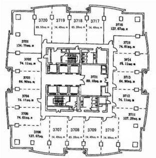 南京西路仲益大厦128平米写字楼出租