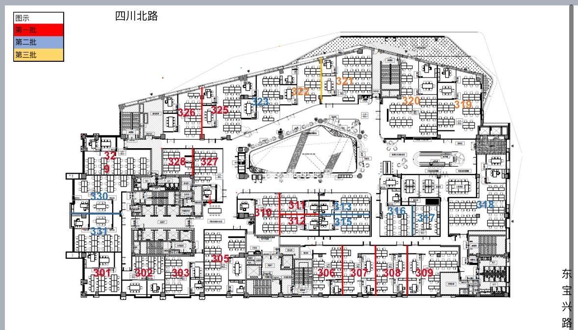 四川北路合新里570平米写字楼出租