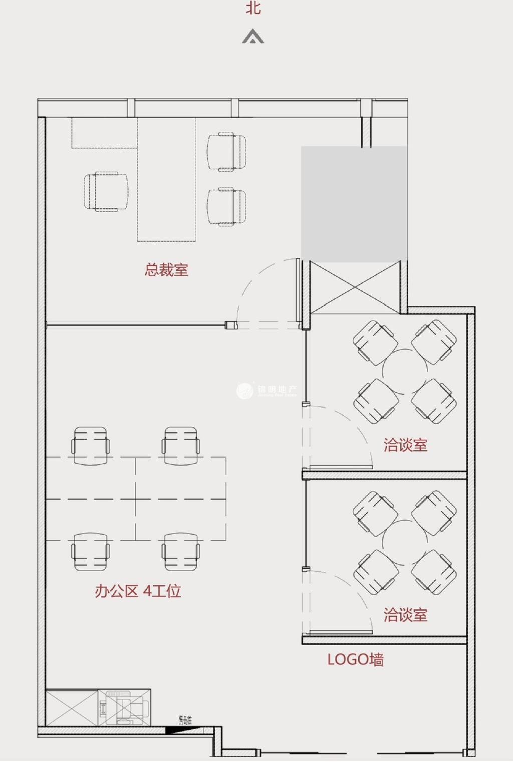 曹杨长城大厦106平米写字楼出租