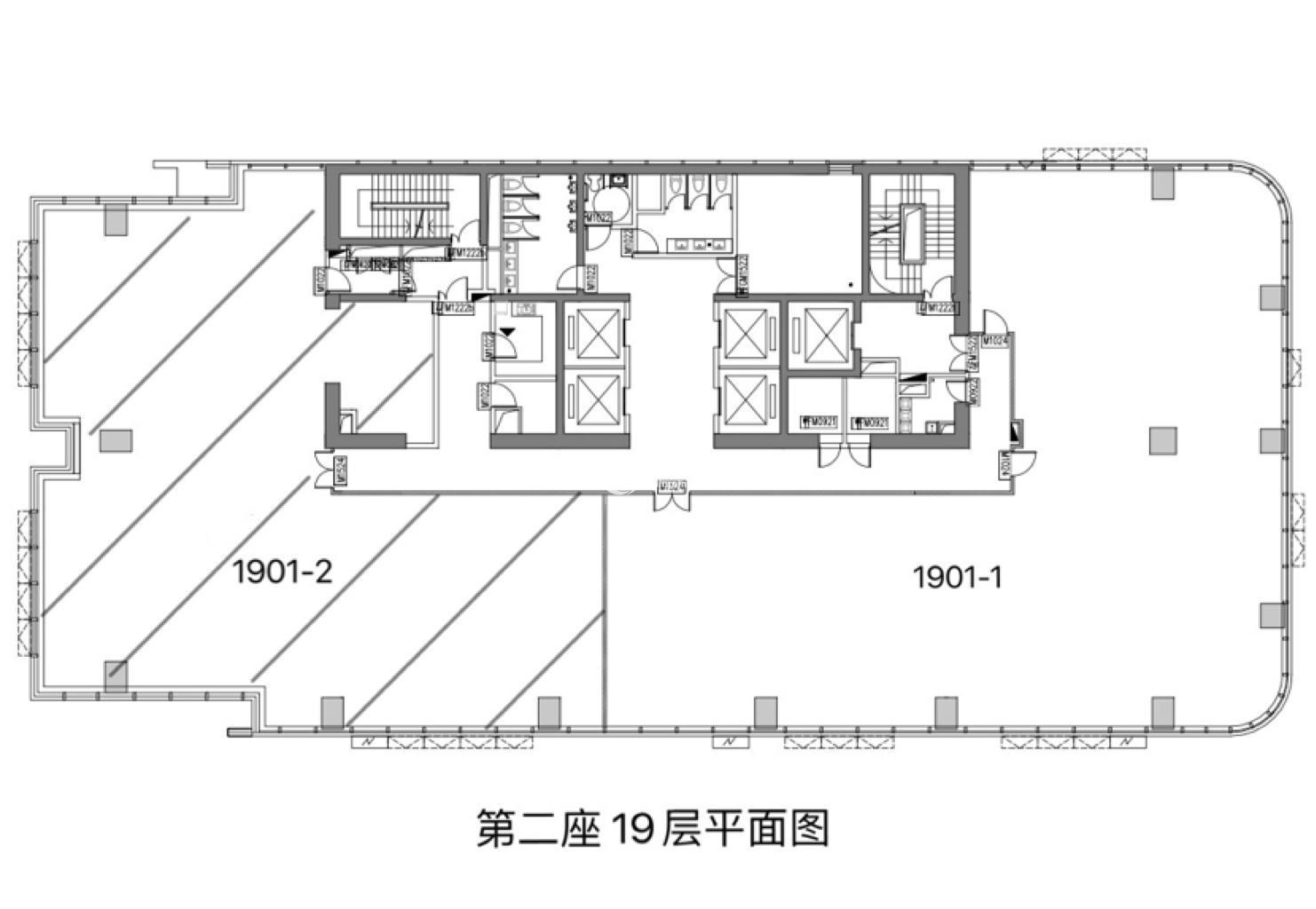 不夜城企业中心第二座391平米写字楼出租