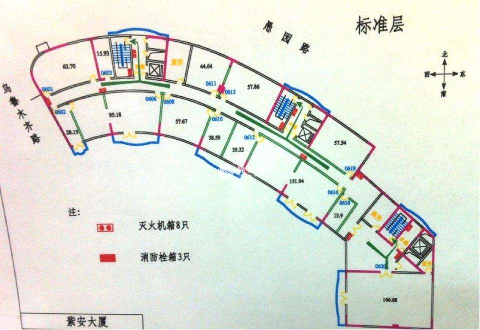 静安寺紫安大厦137平米写字楼出租