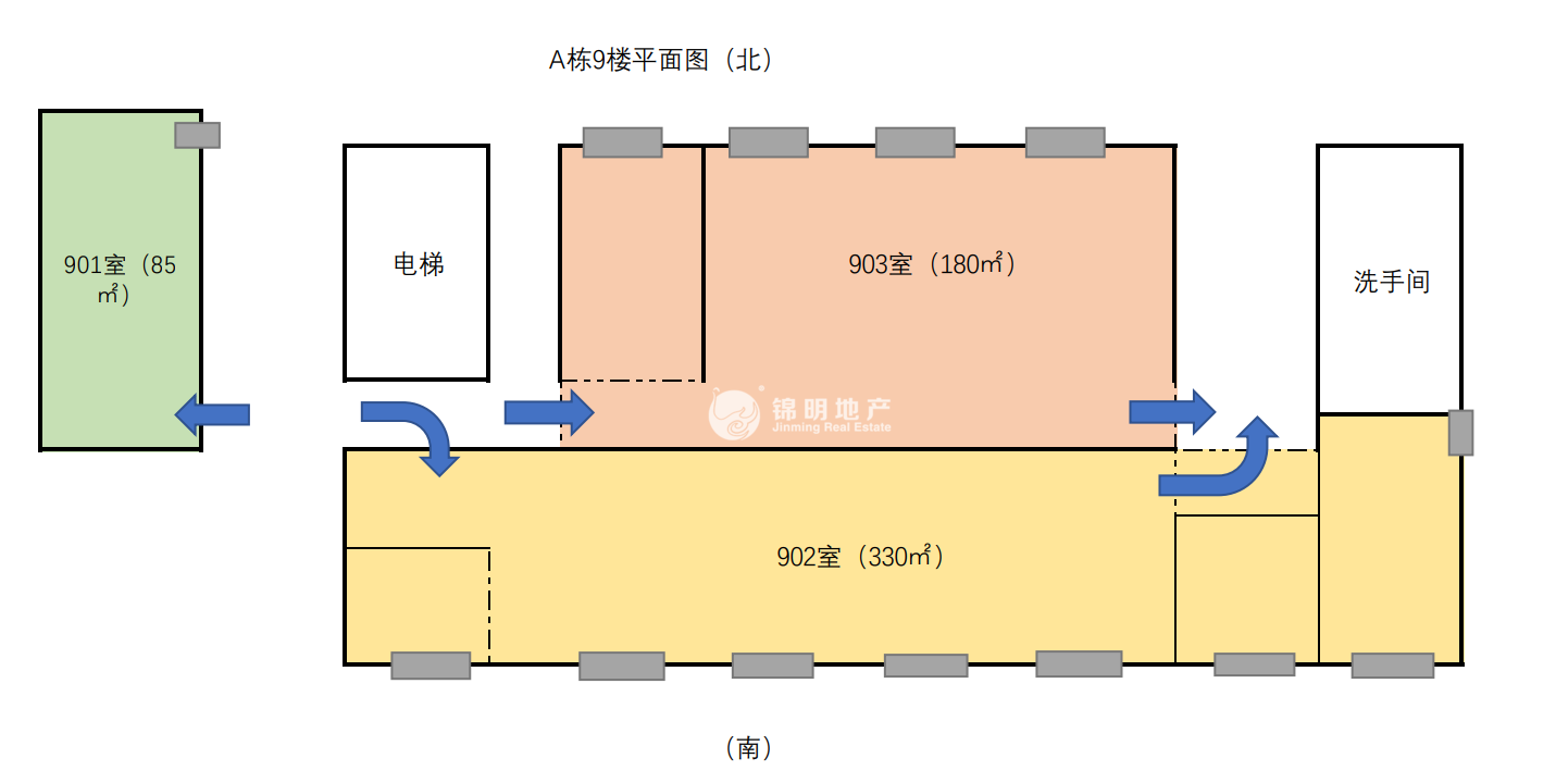 中山公园武夷坊180平米写字楼出租