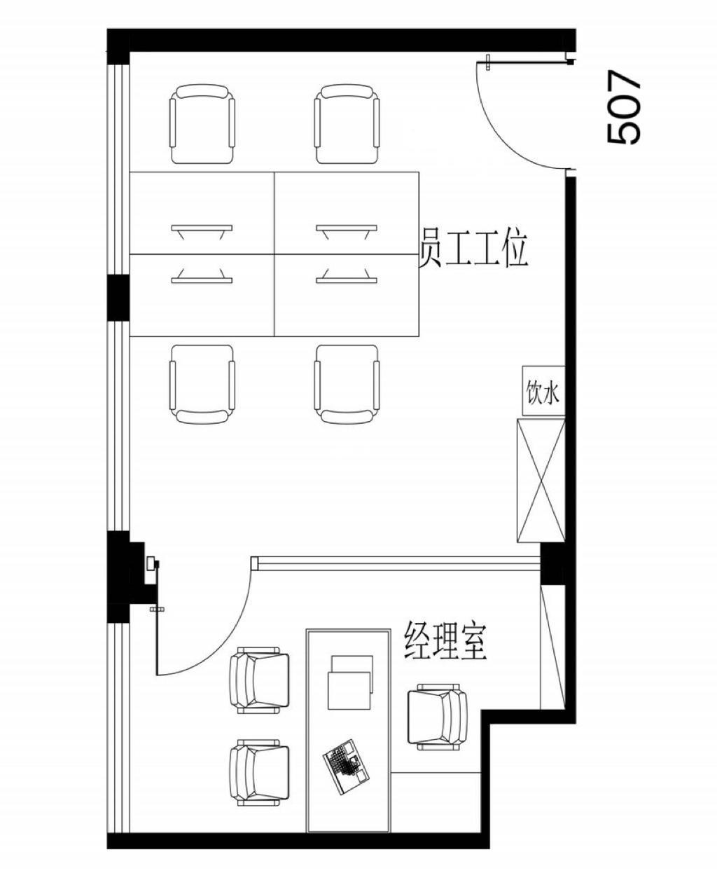 不夜城旭兆空间（沪太路）54平米写字楼出租