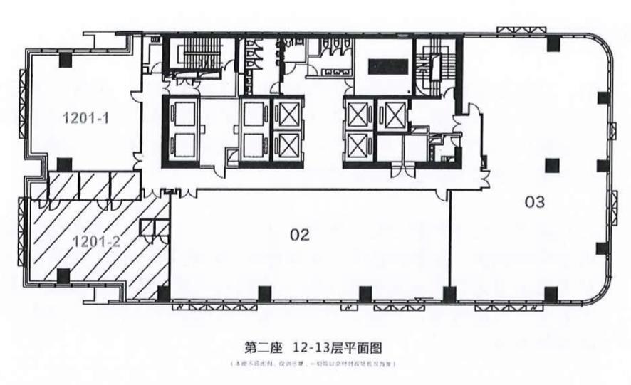 不夜城企业中心第二座212平米写字楼出租