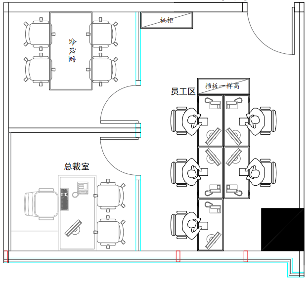 七宝七莘红点城68平米写字楼出租