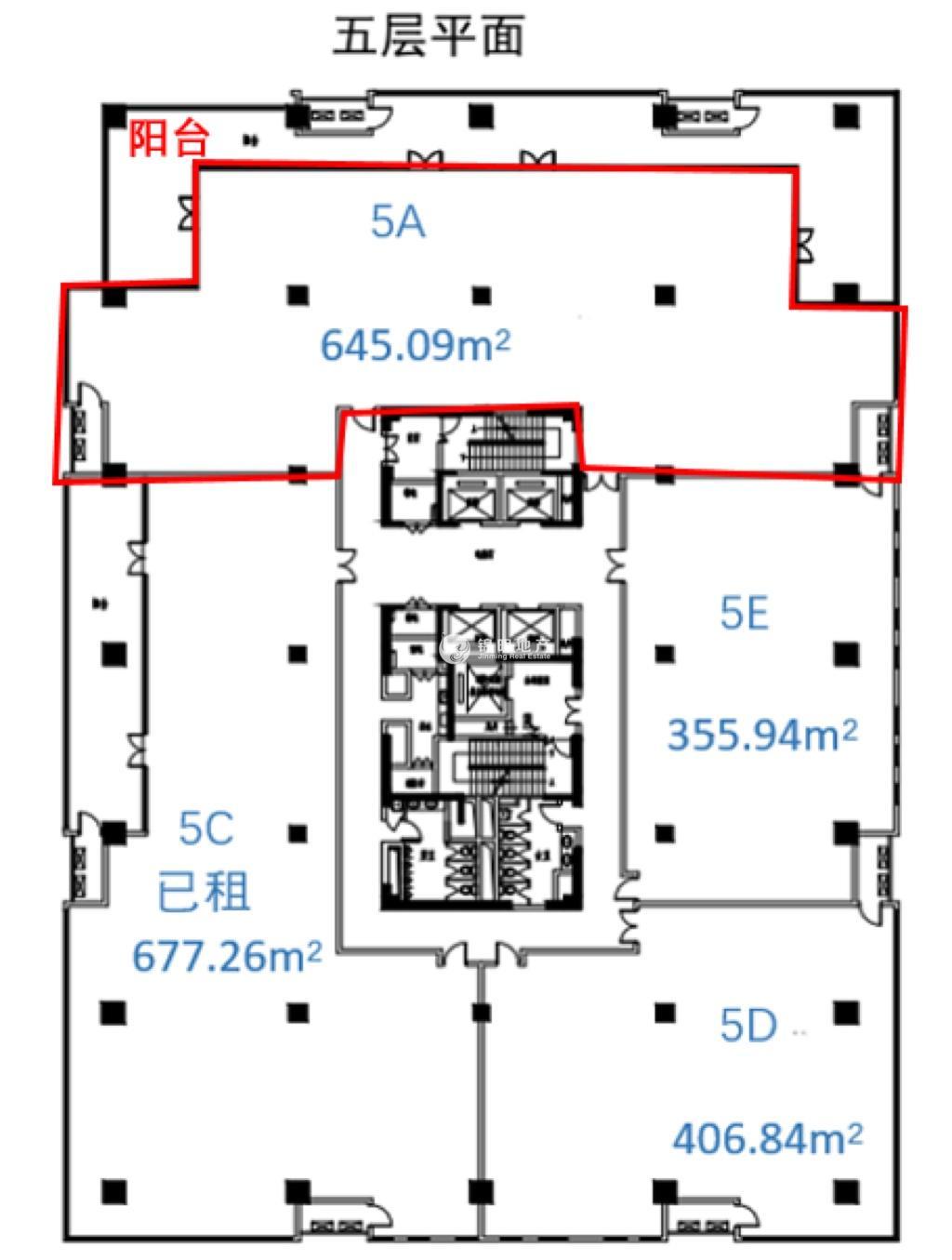 漕河泾锦和中心645平米写字楼出租