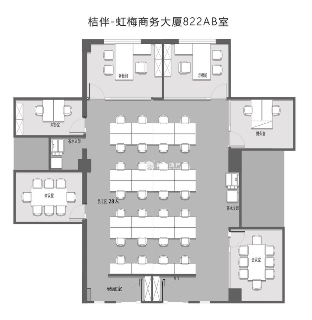 梅陇虹梅商务大厦410平米写字楼出租