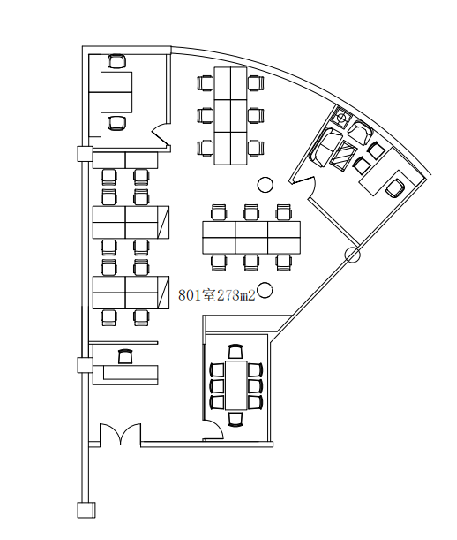 江宁路静安现代产业大厦255平米写字楼出租