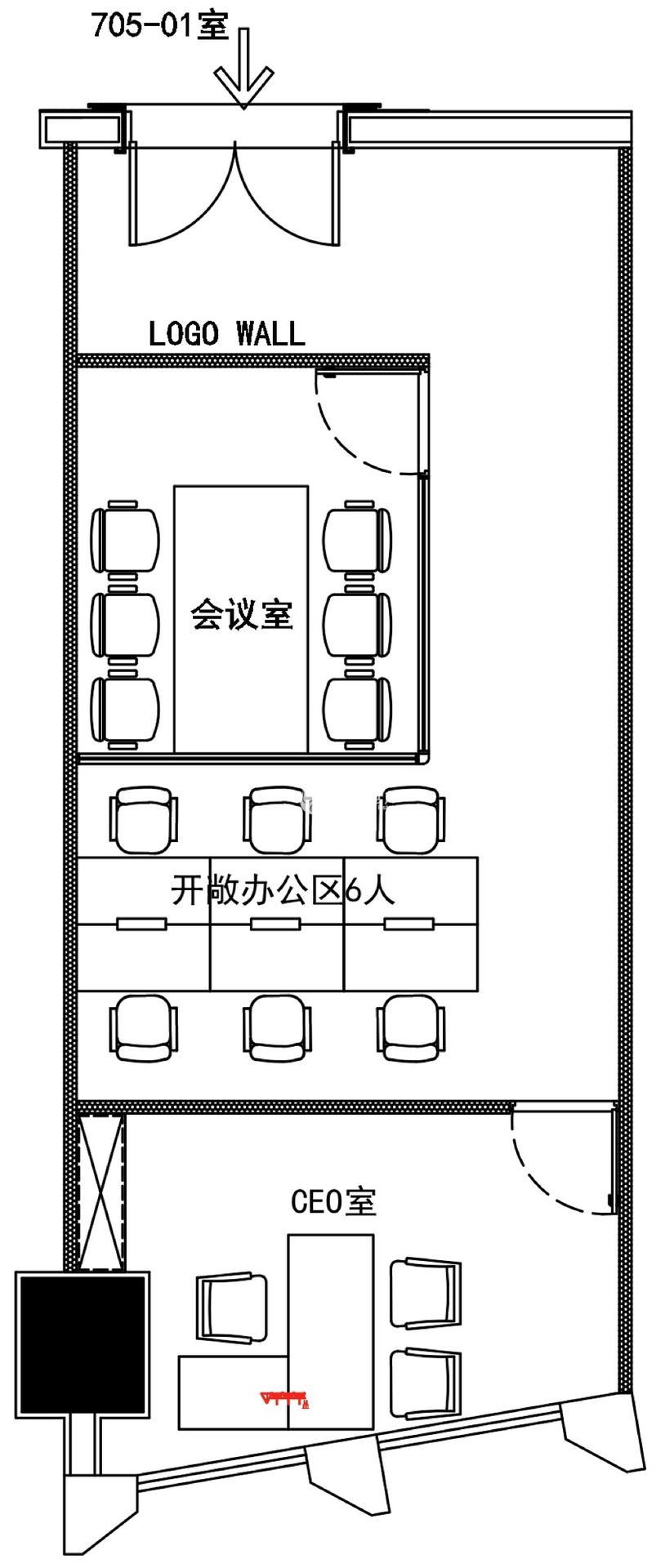 龙华绿地汇中心112平米写字楼出租