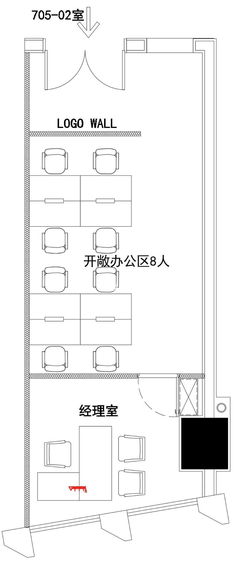 龙华绿地汇中心90平米写字楼出租