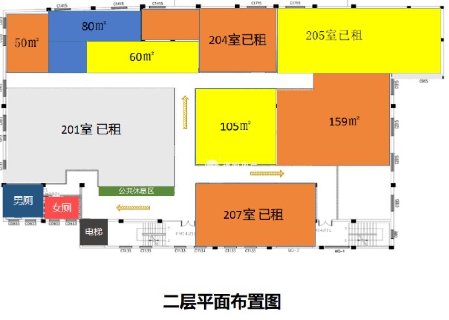 闸北公园上海凤凰都市工业园154平米写字楼出租