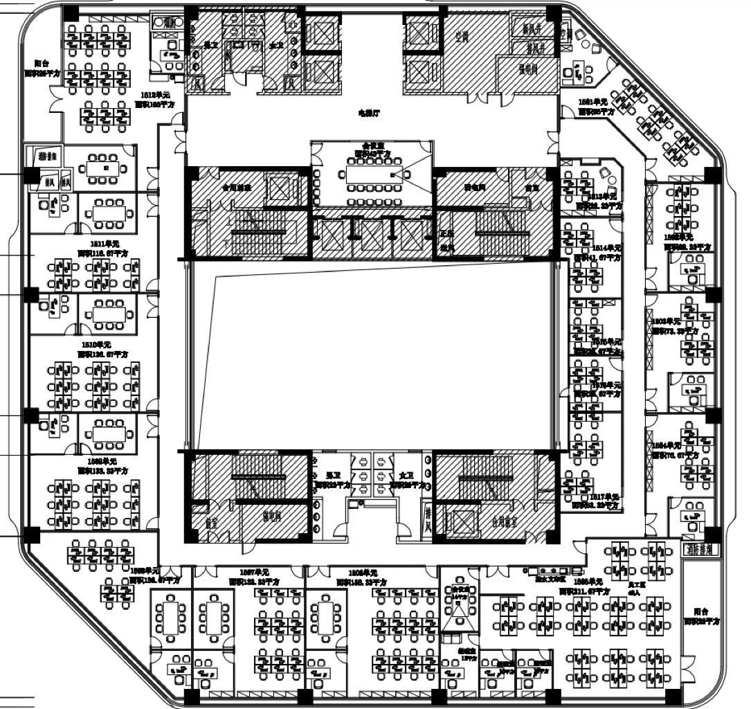 大宁大宁中环广场95平米写字楼出租