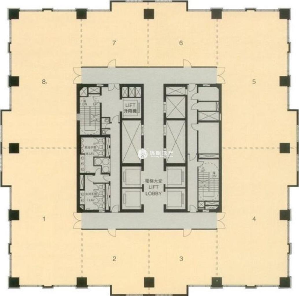 南京西路一七八八国际大厦482平米写字楼出租