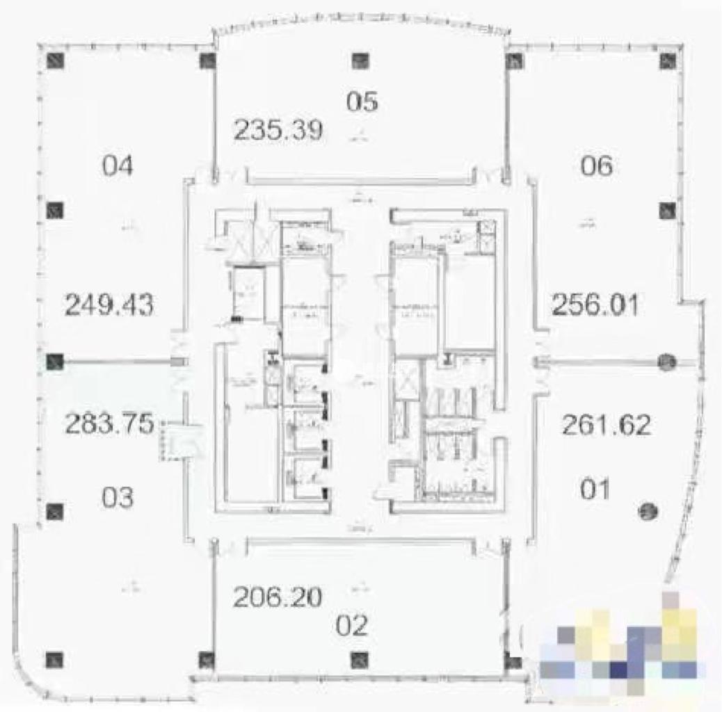 南京西路静安新时代大厦800平米写字楼出租