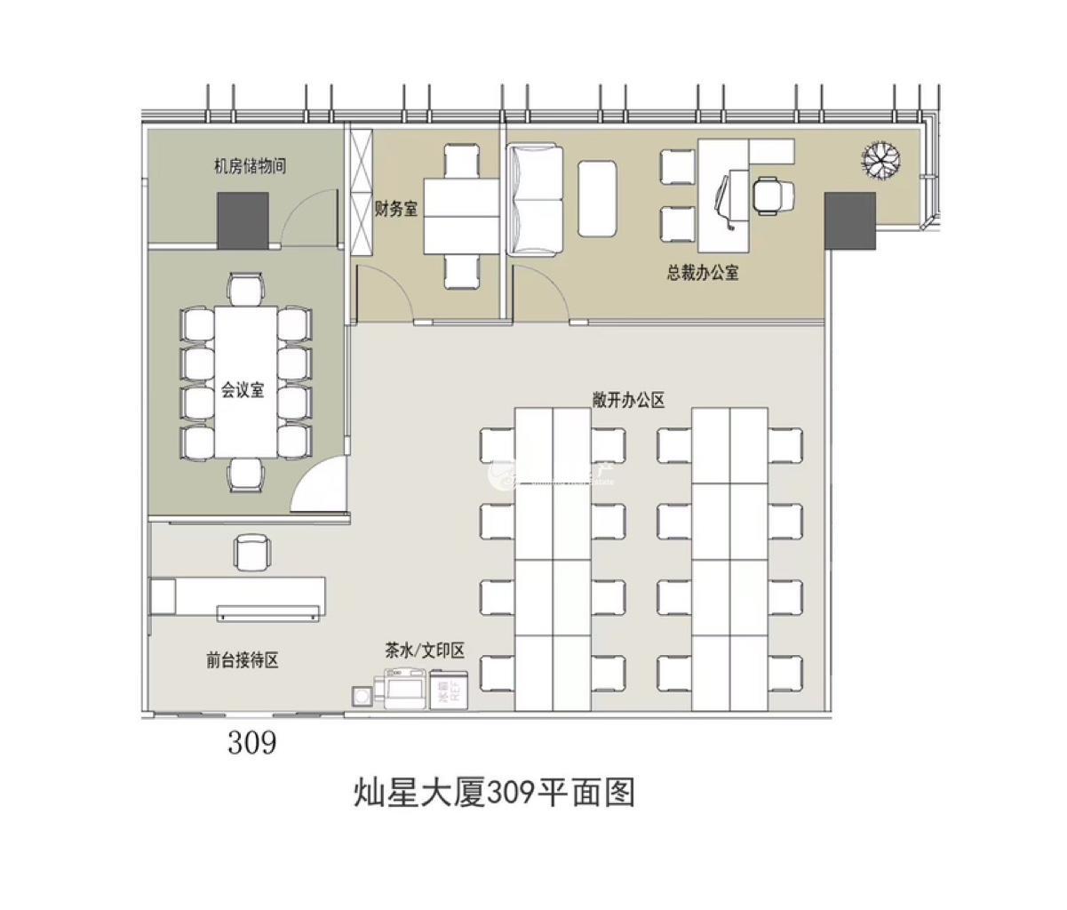 徐汇滨江灿星大厦238平米写字楼出租