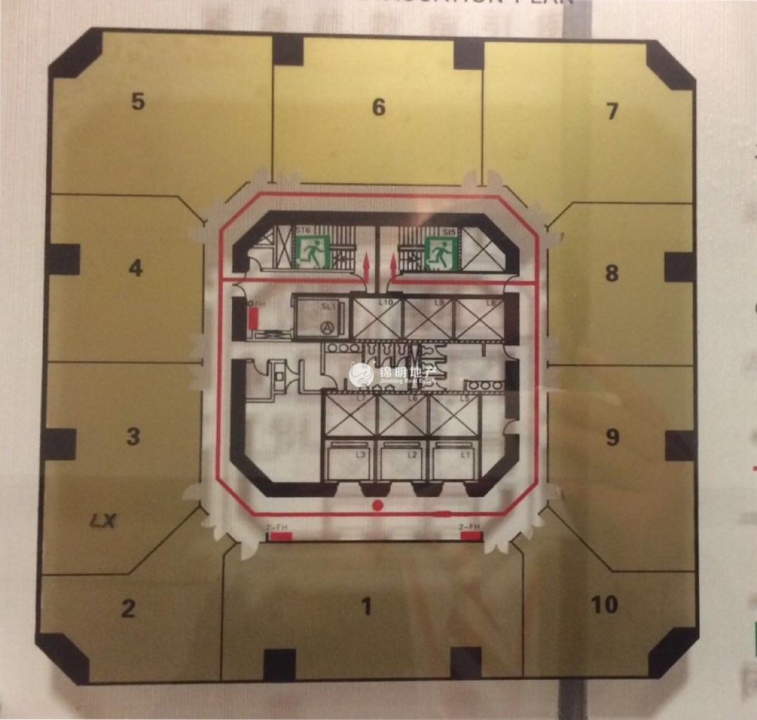 南京西路东方投资大厦110平米写字楼出租