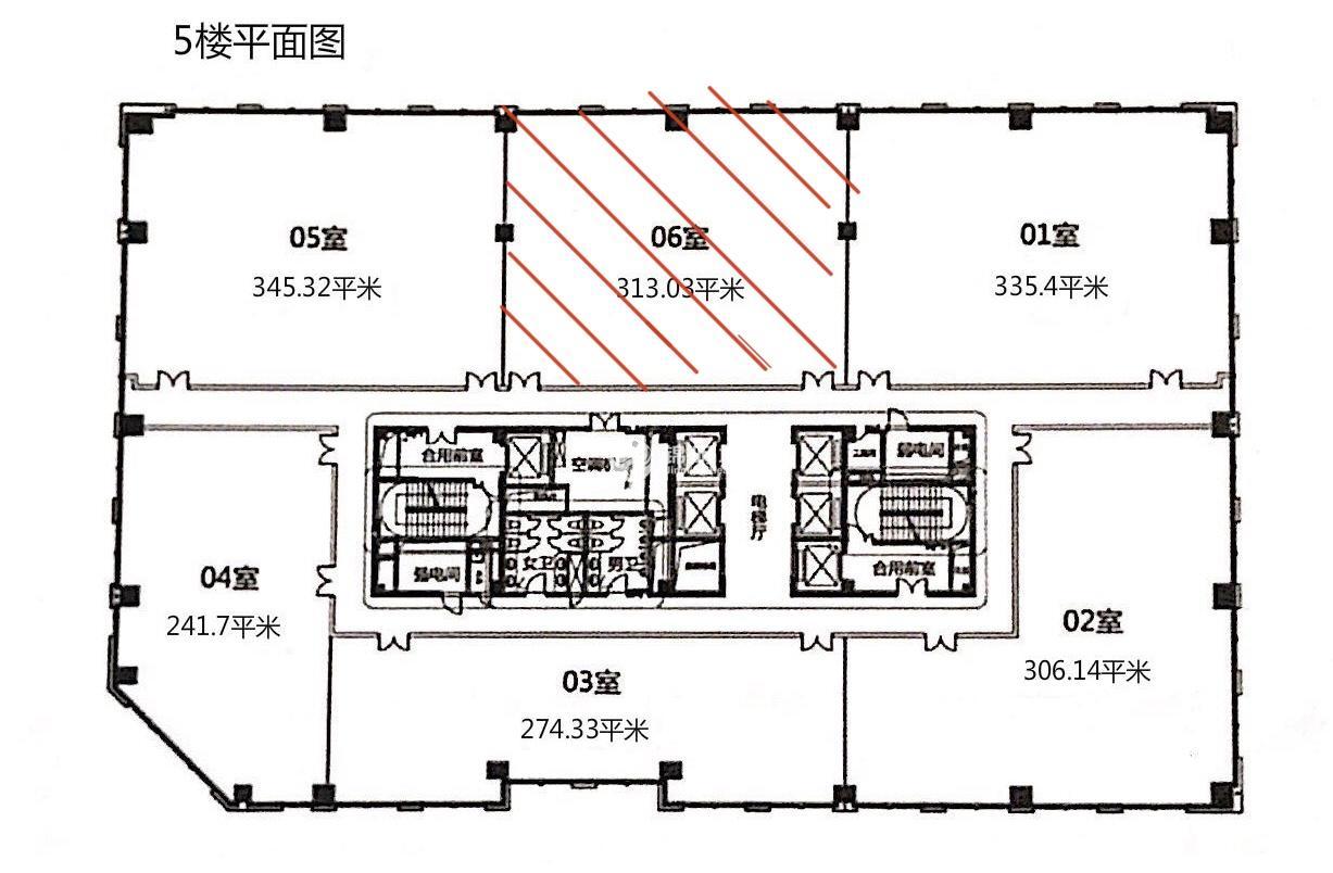 真如天汇广场313平米写字楼出租