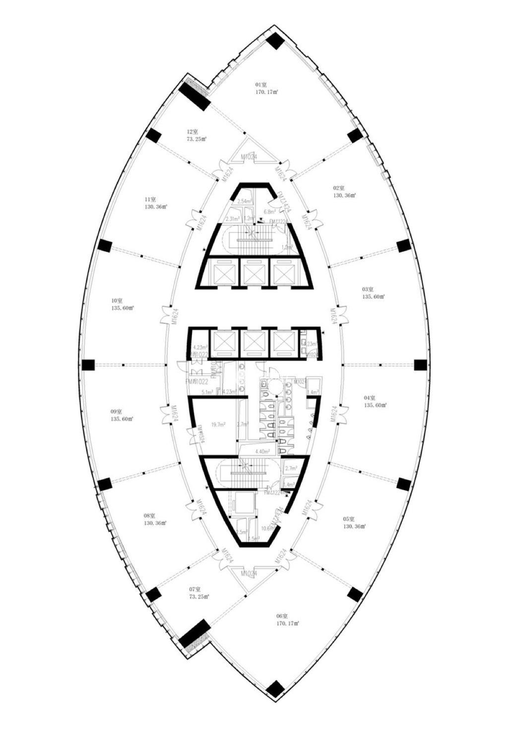 上海南站中星城532平米写字楼出租