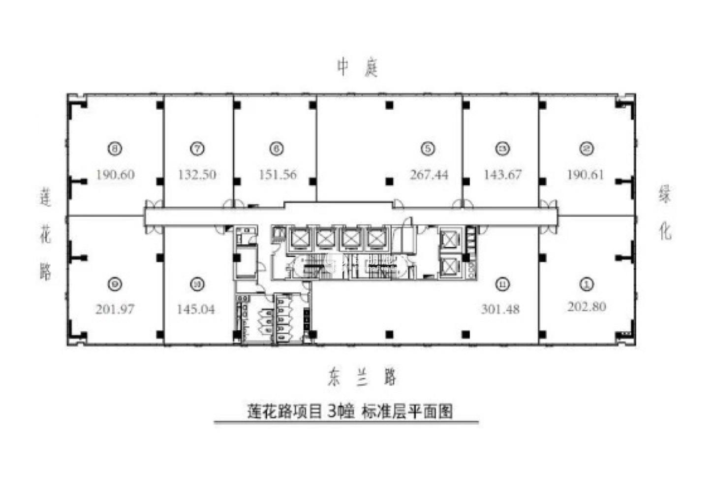 华东理工宏汇莲花广场419平米写字楼出租