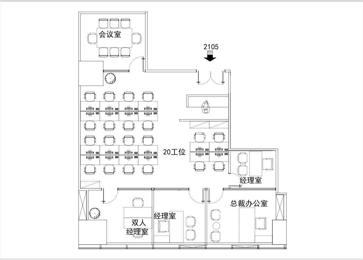 中山公园龙之梦丽晶大厦180平米写字楼出租