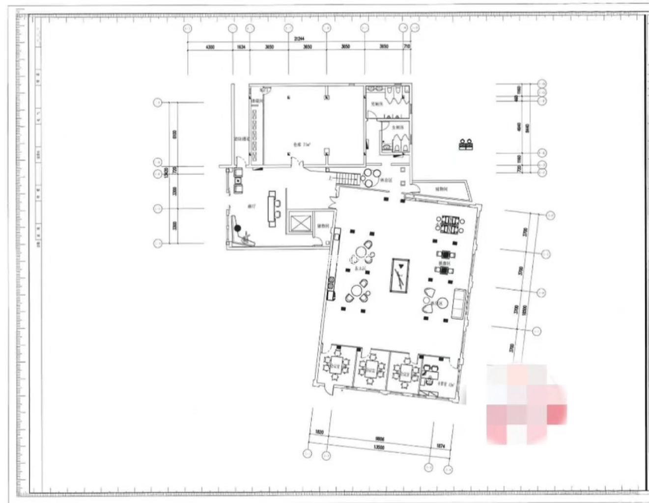 江宁路锦和越界陕康里173平米写字楼出租