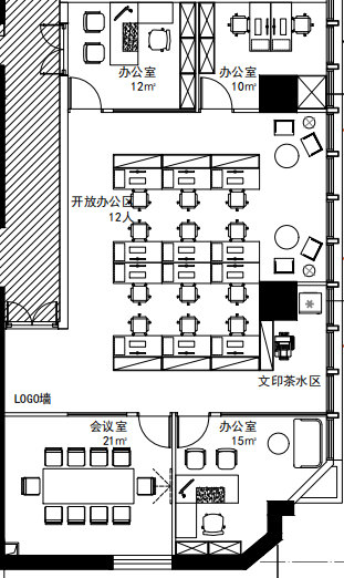 大宁静安大融城119平米写字楼出租