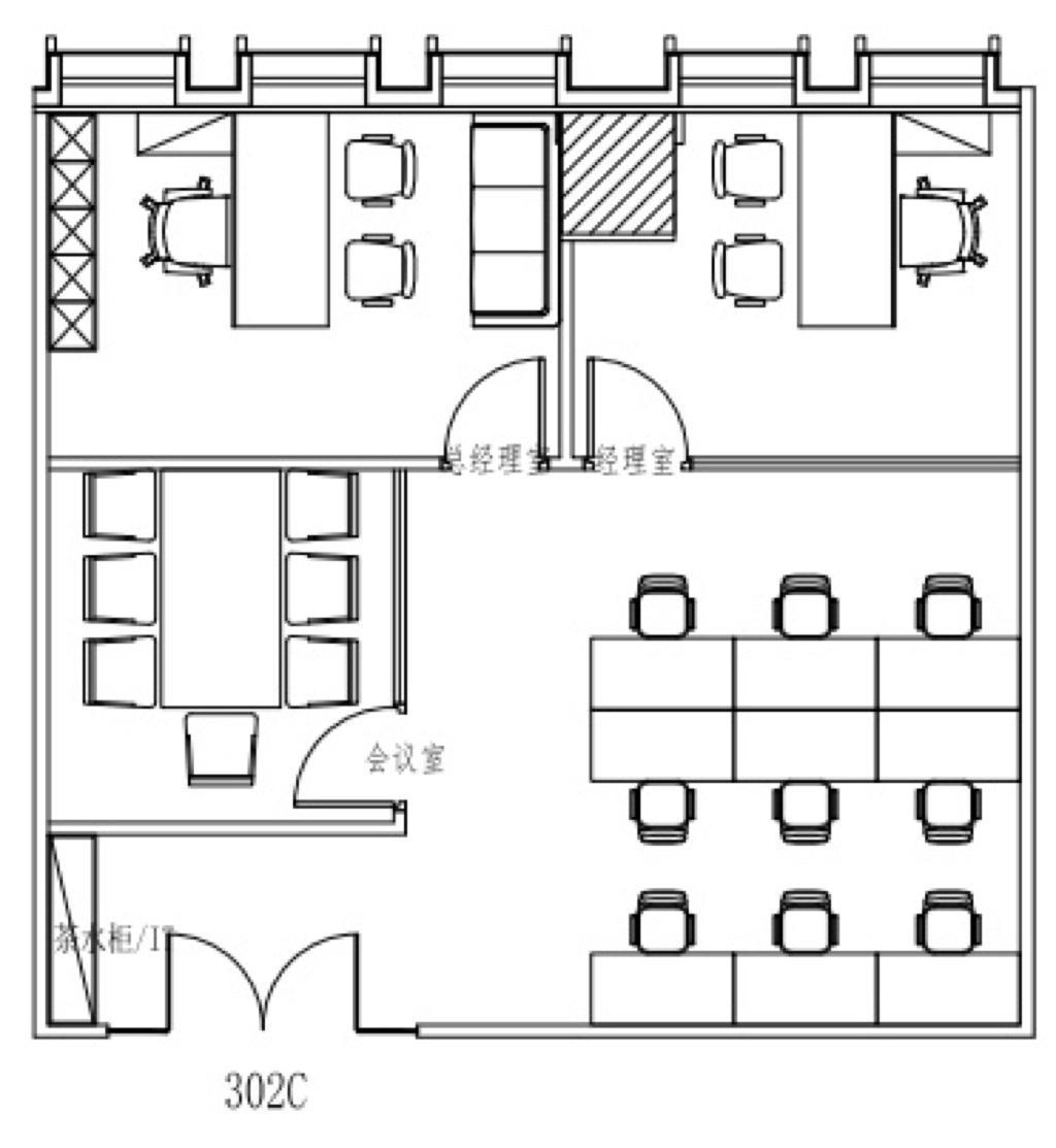 万体馆建工汇豪商务广场134平米写字楼出租