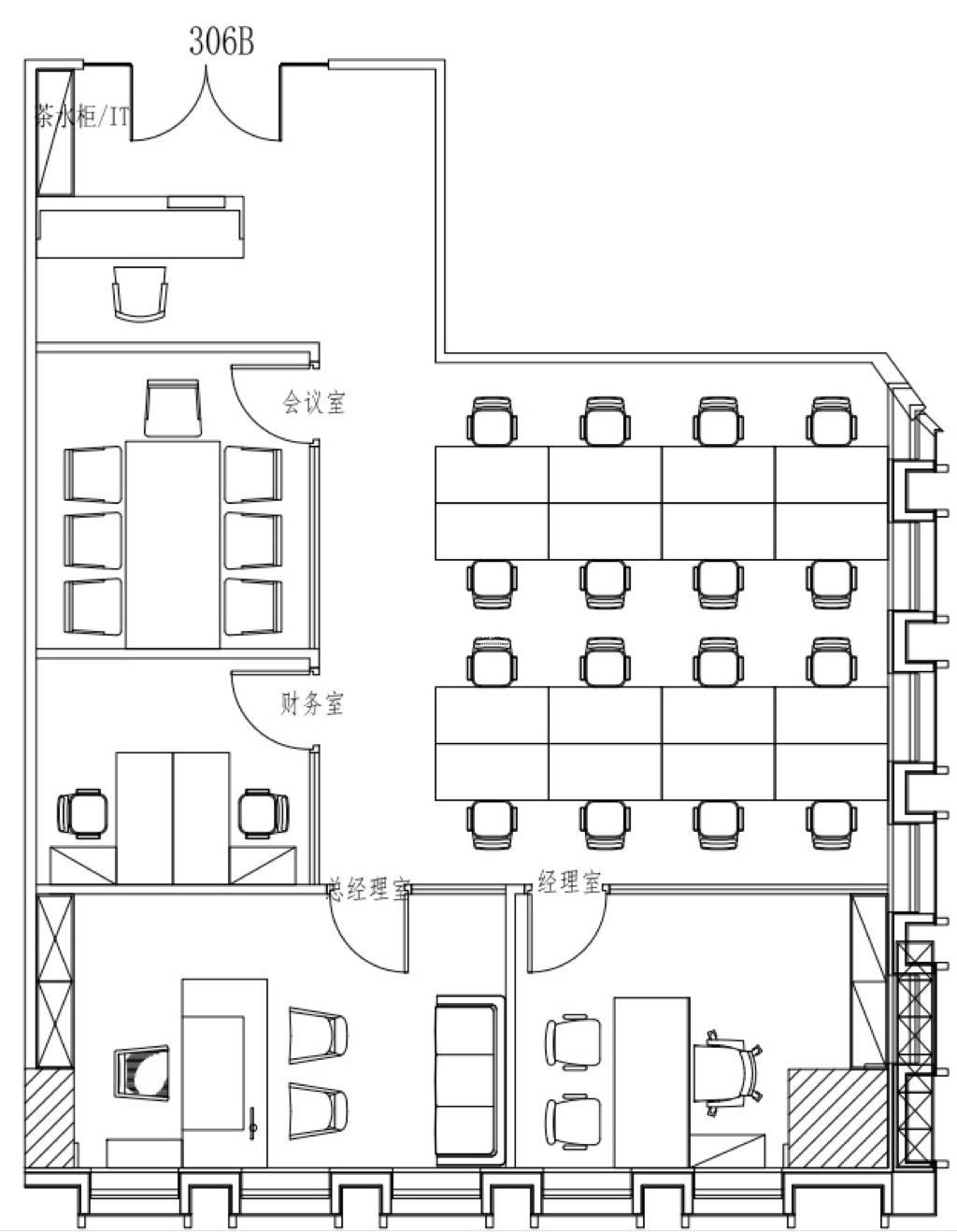 万体馆建工汇豪商务广场198平米写字楼出租