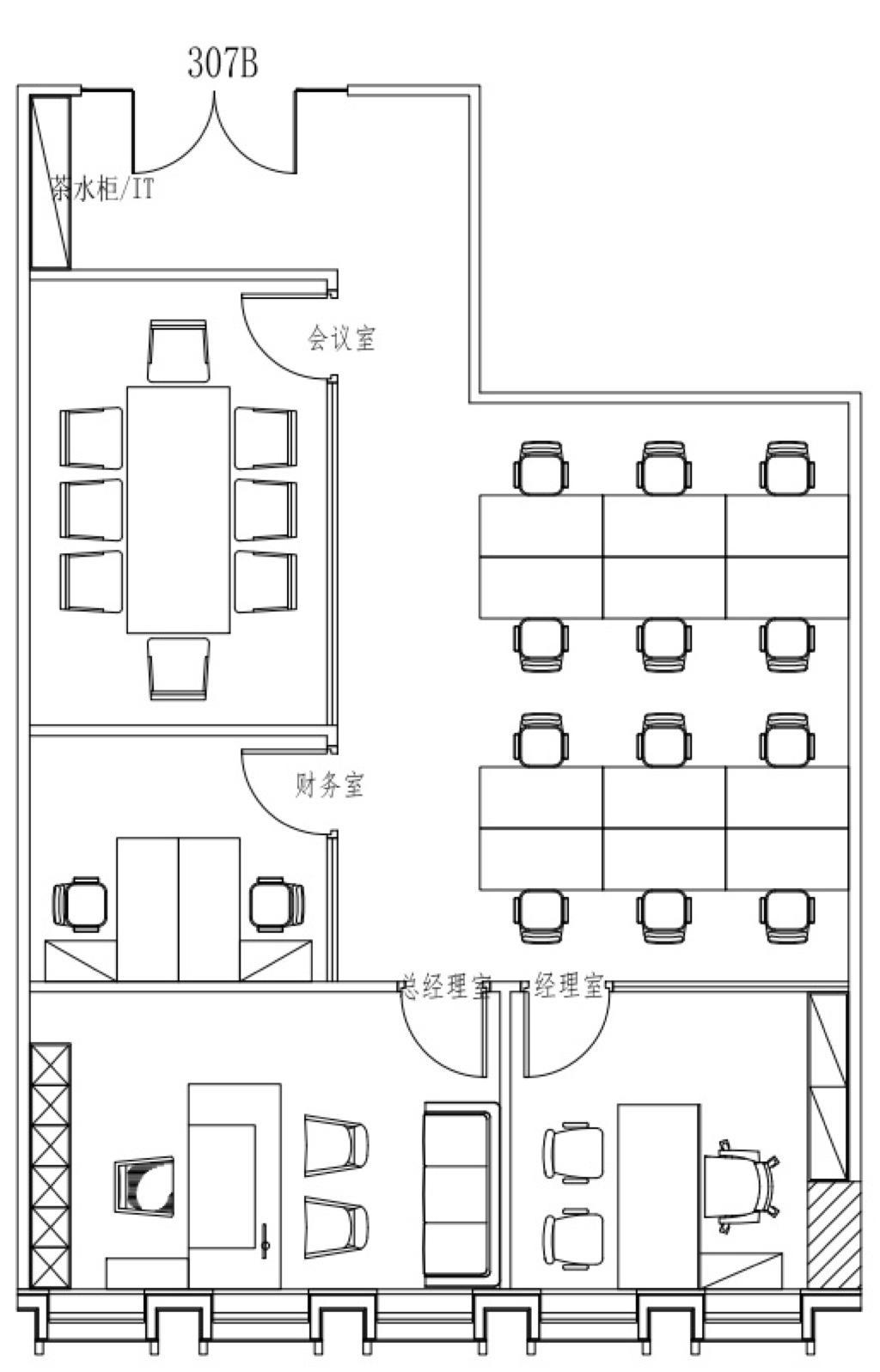 万体馆建工汇豪商务广场181平米写字楼出租