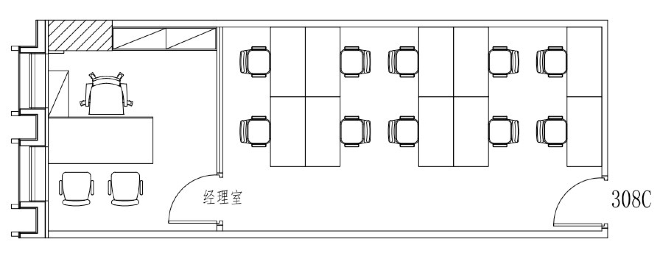 万体馆建工汇豪商务广场74平米写字楼出租