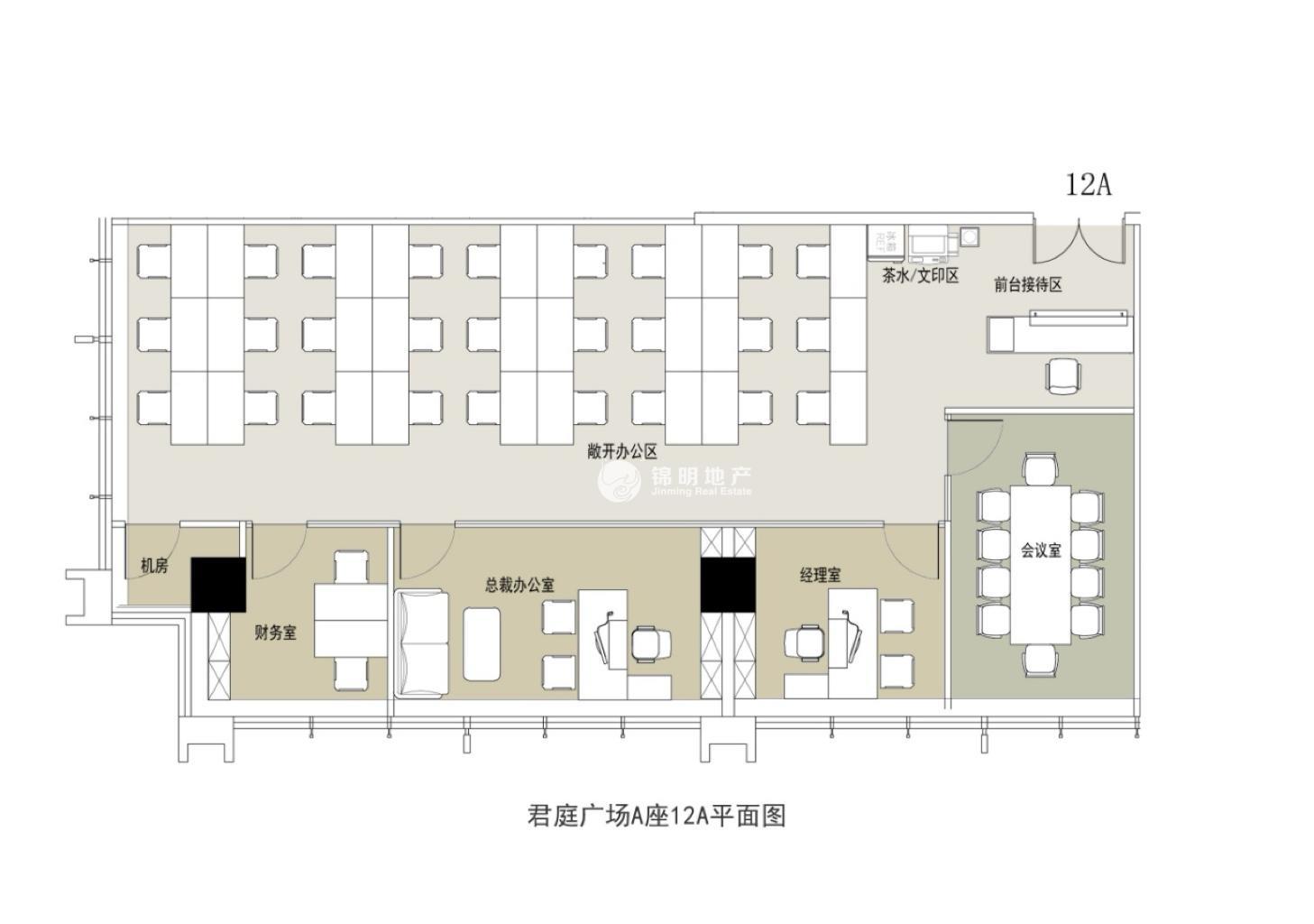 五角场君庭广场293平米写字楼出租