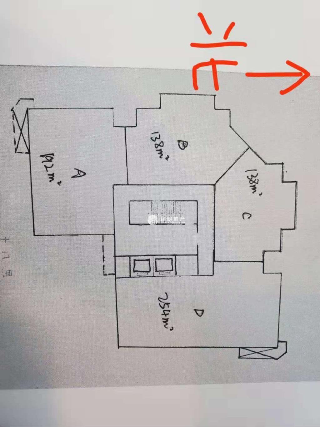 江宁路华通大厦130平米写字楼出租