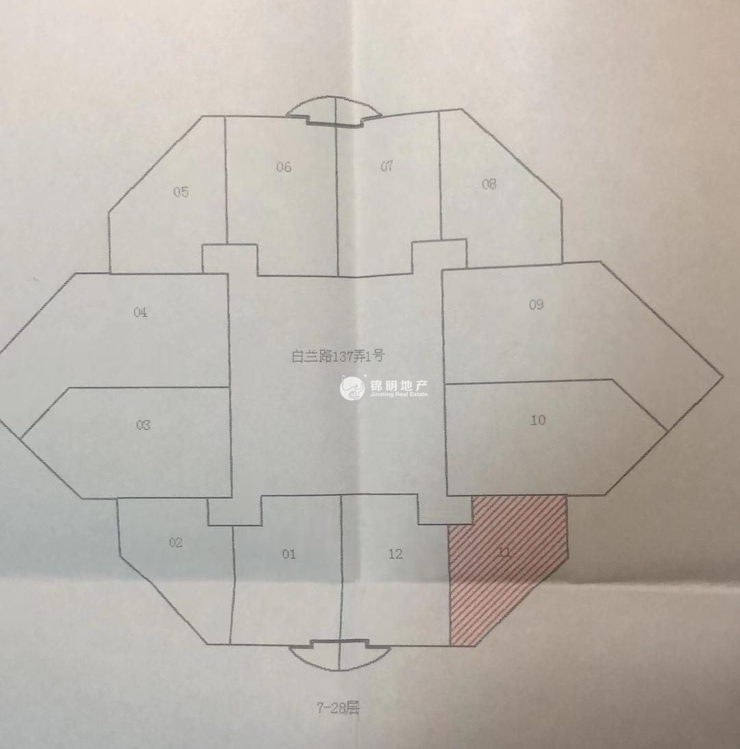 曹杨绿洲广场60平米写字楼出租