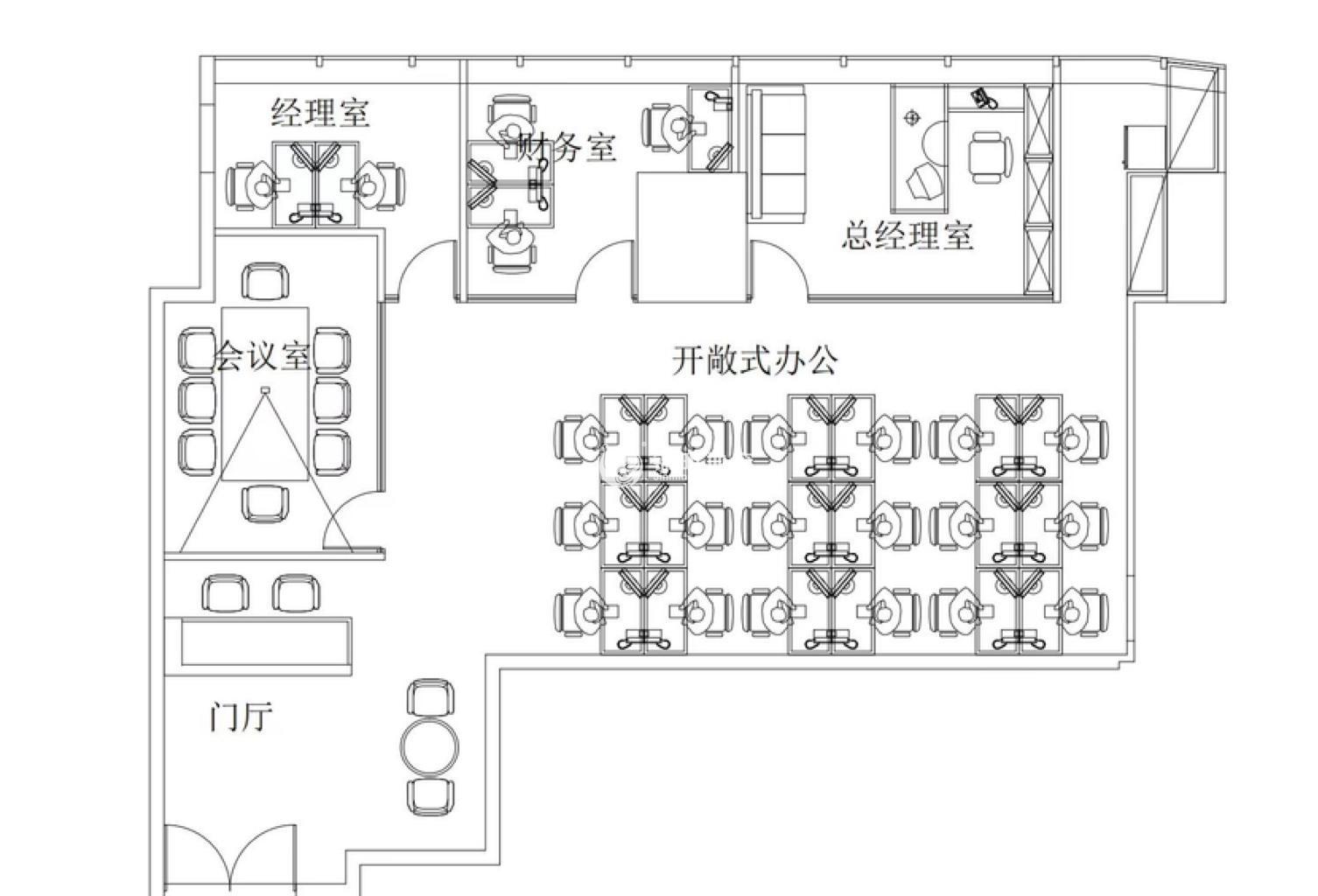 北外滩宝矿国际大厦280平米写字楼出租