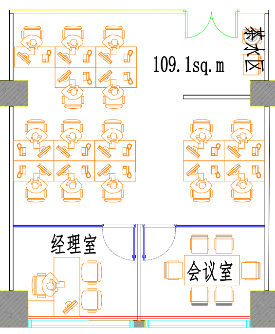 真如高尚领域109平米写字楼出租