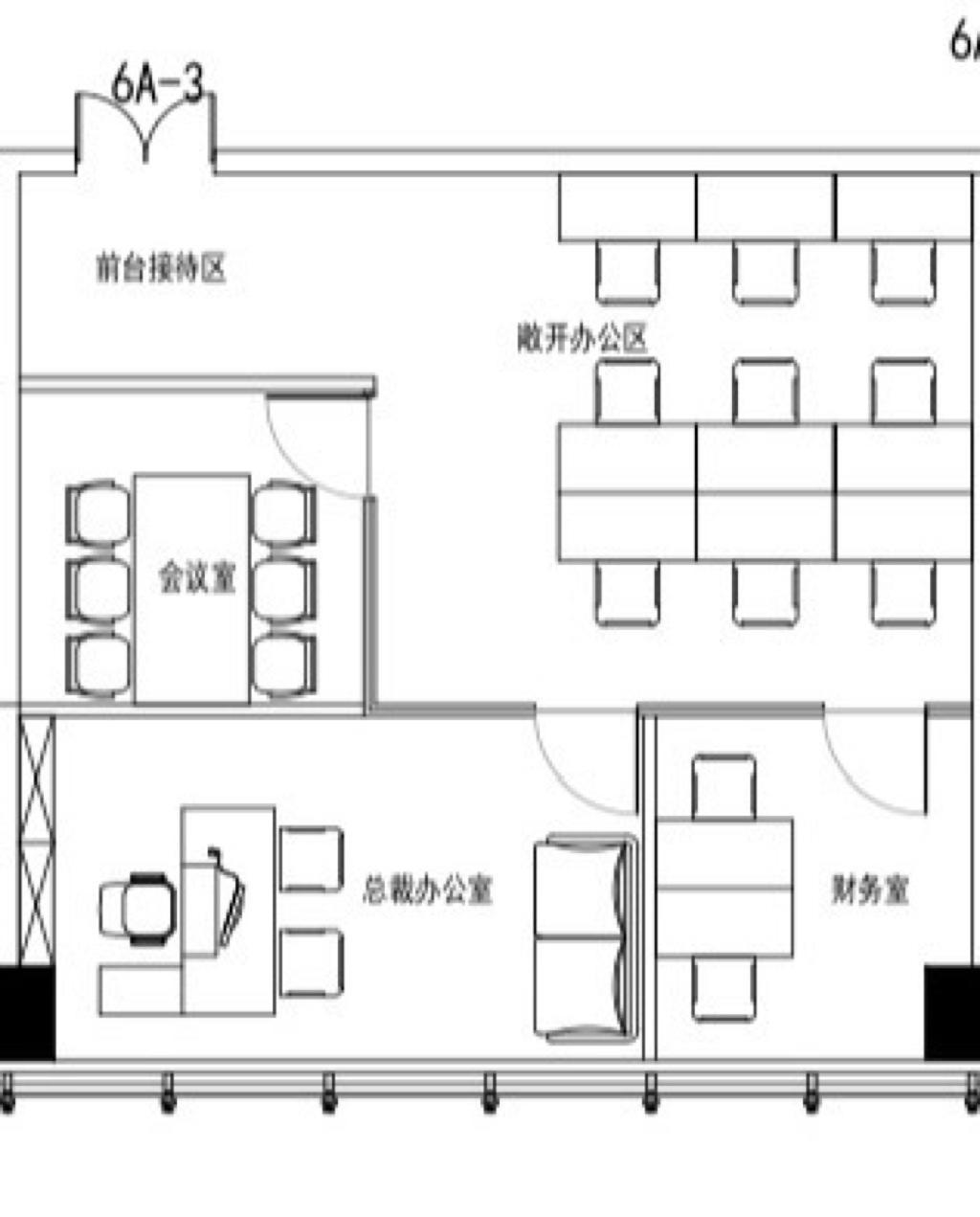 东外滩碧桂园广场138平米写字楼出租