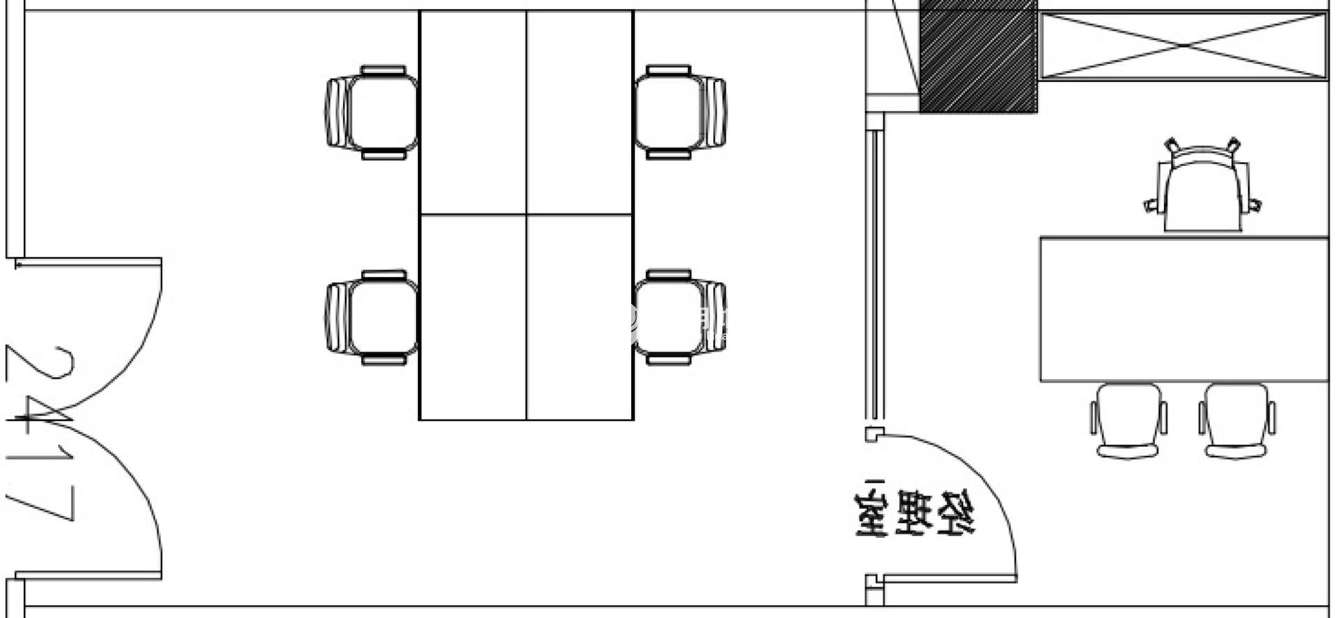 万体馆海洋石油大厦53平米写字楼出租