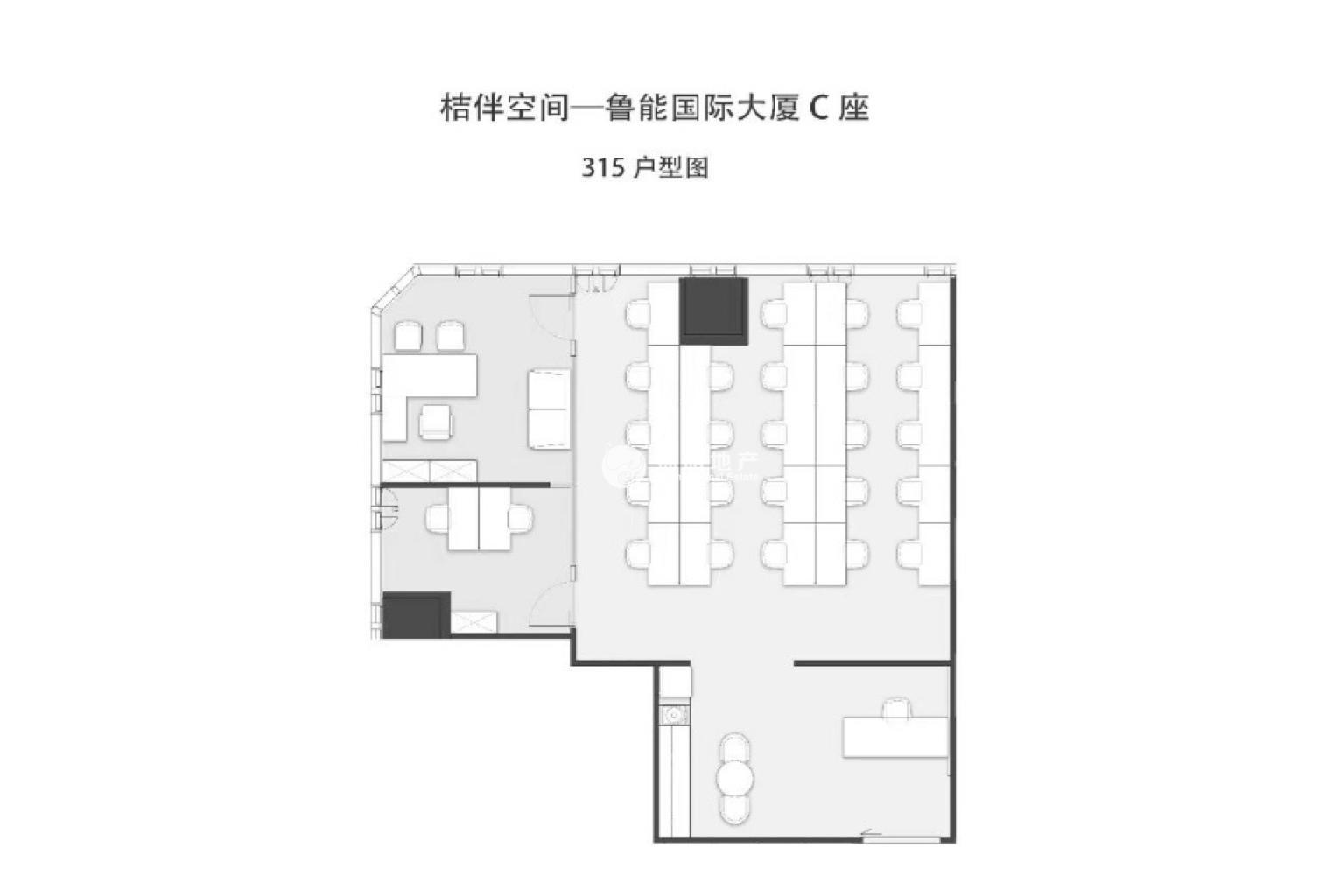 世博鲁能国际中心256平米写字楼出租