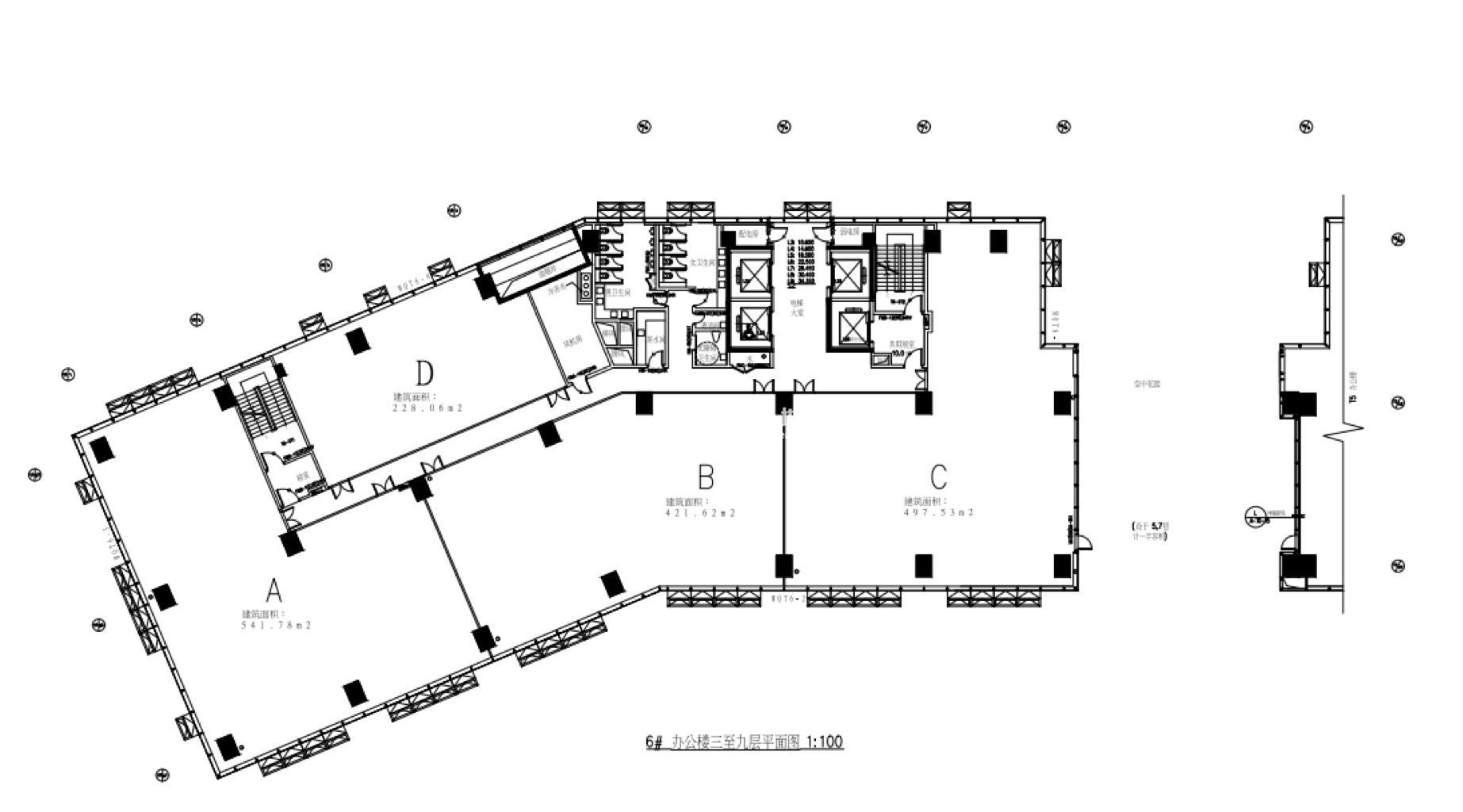 虹桥建滔广场228平米写字楼出租