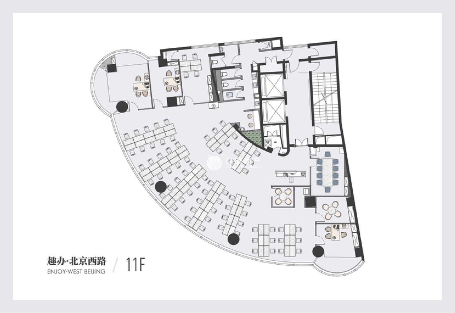 江宁路泛太平洋大厦680平米写字楼出租