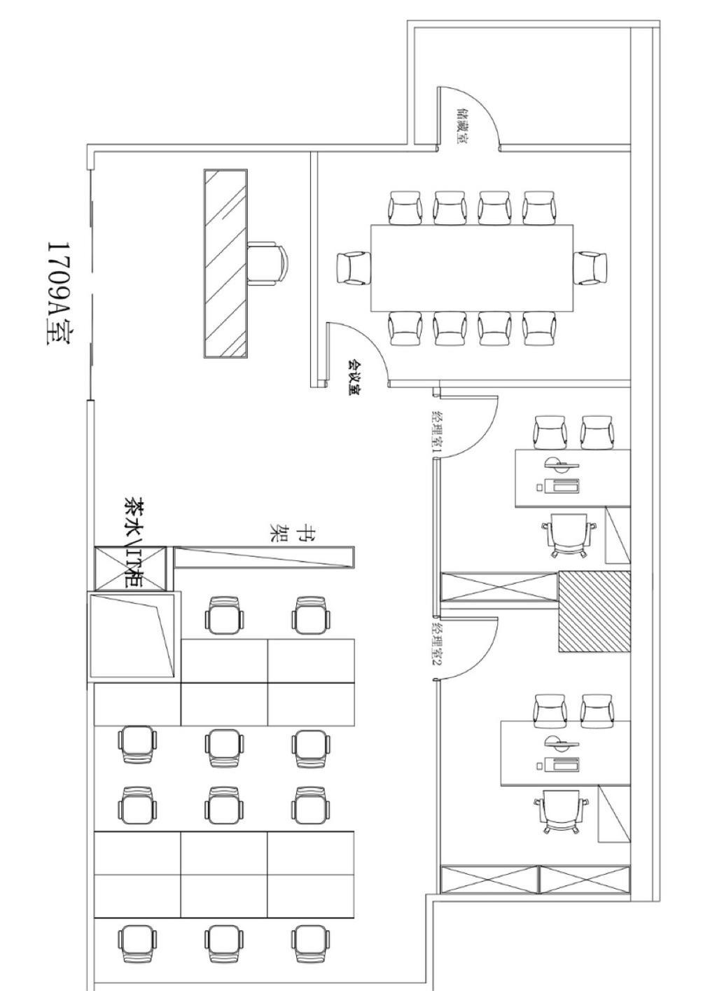 长寿路宝华大厦191平米写字楼出租