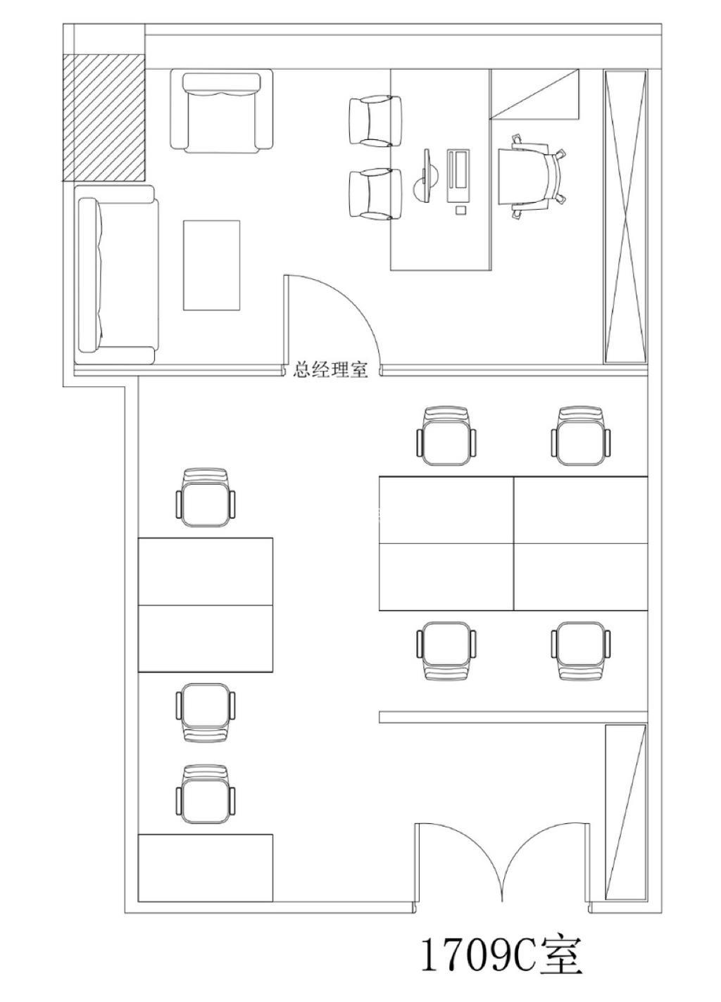 长寿路宝华大厦80平米写字楼出租