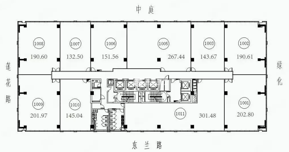 华东理工宏汇莲花广场291平米写字楼出租